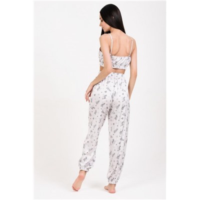 Пижама Hot Story Are you ready (топ _ брюки) (Бежевый)