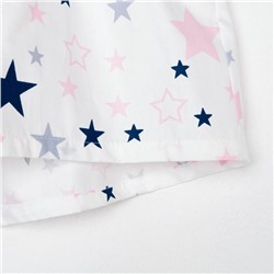 Шорты женские KAFTAN Pink stars, размер 40-42, белые