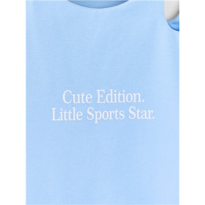 КОМПЛЕКТ ДЛЯ ДЕВОЧЕК (ТОП ДЛЯ ЗАНЯТИЙ СПОРТОМ, ВЕЛОСИПЕДКИ) 397748