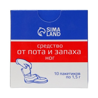 Средство от пота и запаха ног Vitamuno, 10 пакетиков по 1.5 г, 5 наборов