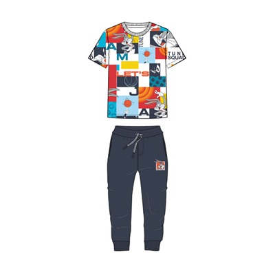 Комплект трикотажный для мальчиков: фуфайка (футболка), брюки