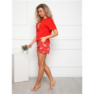 Пижама "Бонбончик" (Красный)