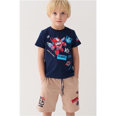 Шорты трикотажные для мальчиков, 2 шт в комплекте PLAYTODAY, 1239649