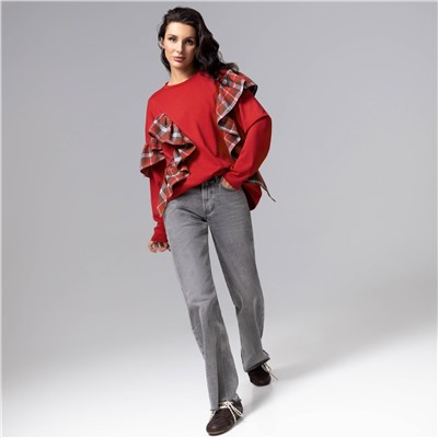 Лонгслив дизайнерский, Гардеробная магия (красный)