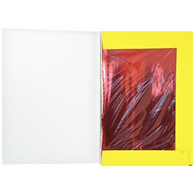 Фольга голографическая ламинированной (металлик) А4 7л 7цв ФКМ07 Каляка-Маляка