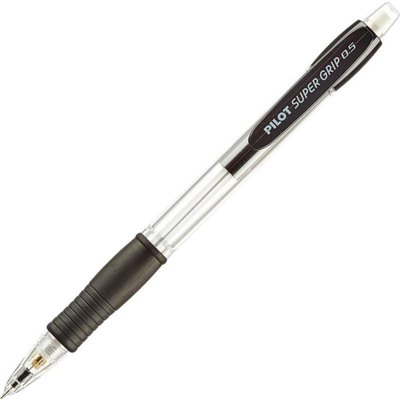 Карандаш механический Pilot Super Grip, 0.5 мм, резиновый упор, чёрный