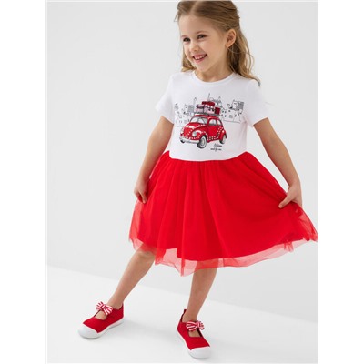 Платье трикотажное для девочек