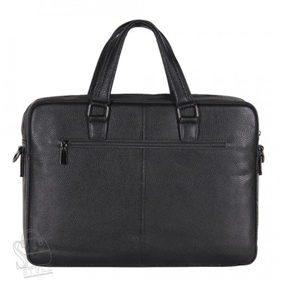 Портфель мужской кожаный 8223-8QH black Heanbag