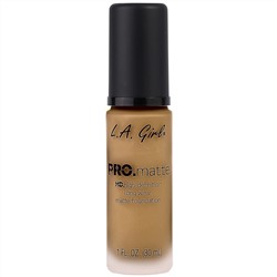 L.A. Girl, Тональная основа Pro Matte HD, оттенок Medium Beige, 30 мл