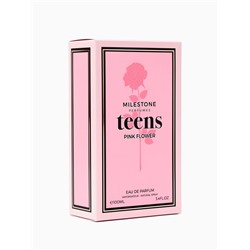Парфюмерная вода женская Milestone TEENS PINK FLOWER, 100 мл (мотив VictSecTearsSugarFleur)