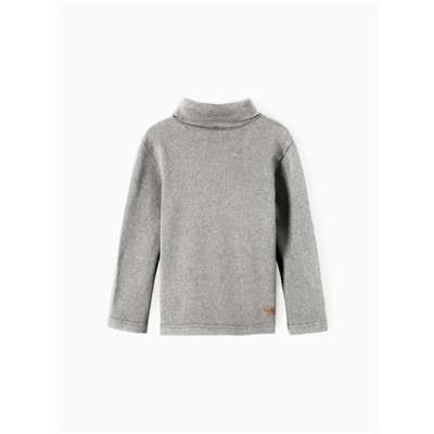 Водолазка детская MINAKU, серый-меланж, рост 110 см