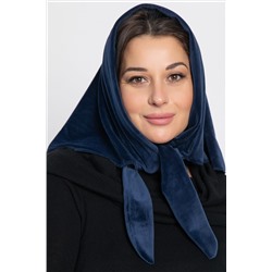 Косынка с завязками Велюр (синяя) КЗВ13-23М