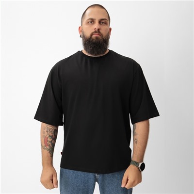 Футболка мужская MIST «Русский стиль», черный, р. 52