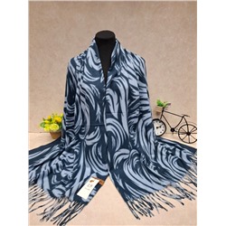 Мягкий двухсторонний палантин из кашемира мультицвет