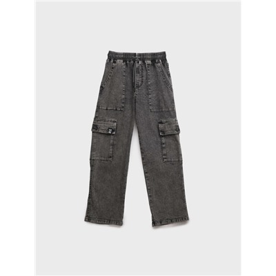 Брюки текстильные джинсовые для мальчиков