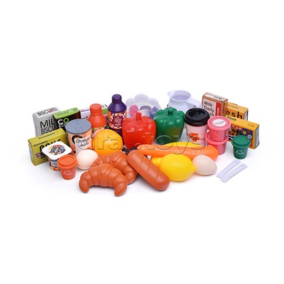 Игровой набор супермаркет "Продукты" (64 предмета) в коробке