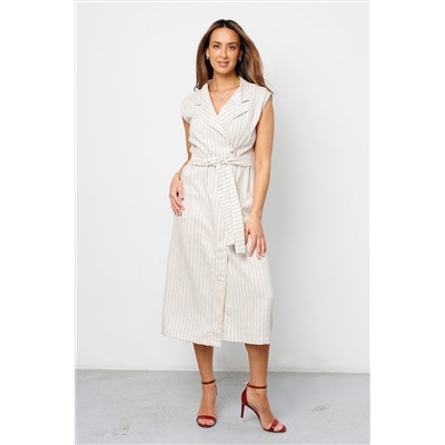 Платье на запах льняное 408MLK НАТАЛИ, 1126756