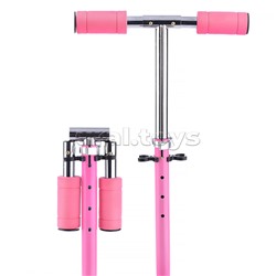 Самокат 2-х колесный ROCKET,колеса PU/ 125 мм,ABEC 7, розовый