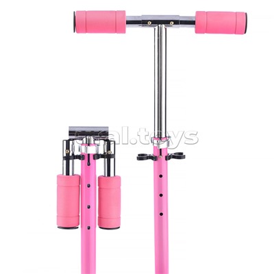 Самокат 2-х колесный ROCKET,колеса PU/ 125 мм,ABEC 7, розовый