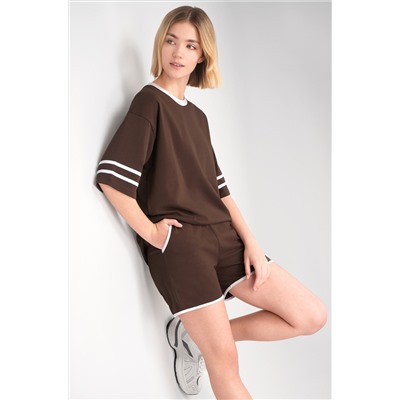 Женский костюм оверсайз из хлопка Happyfox