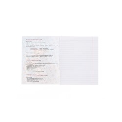 Тетрадь предметная, Calligrata TOP «Школьный стиль», 48 листов в линию, Русский язык