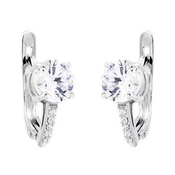 Серьги из серебра куб.циркон., С1203