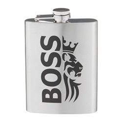 Фляжка BOSS, нержавеющая сталь, 240 мл, 8 oz