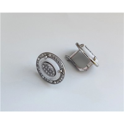 Серьги с керамикой