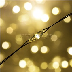 Электрогирлянда 10м, 100 ламп, теплый