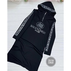 спорт-платье со стразами