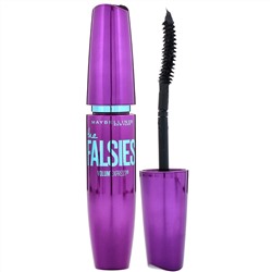 Maybelline, Тушь для ресниц Volum' Express, Falsies, угольно-черный цвет, 7,5 мл