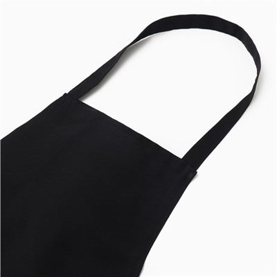 Фартук «Этель» Home, 60×70 см, чёрный, 100% хлопок, саржа 190 г/м²