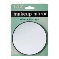 Rama Rose Зеркало косметическое с 15x увеличением на присосках, черный, Ø8 см 24505