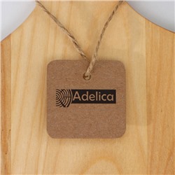 Доска разделочная деревянная Adelica, 34(+-1 см)×18×1,8 см, берёза, в подарочной коробке