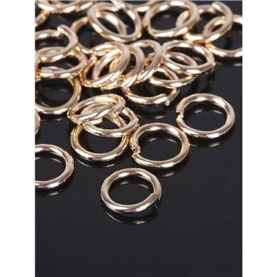 Кольцо соединительное 1×10 мм (набор 50 г, ± 145 шт.) СМ-984, цвет золото