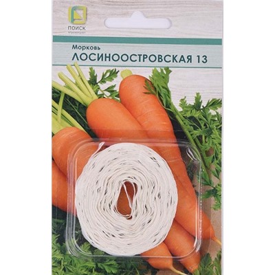 Морковь Лосиноостровская (лента) (Код: 93302)