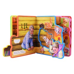 Курочка ряба (eva с закл. и пазлами) 5 разв., 5 пазлов