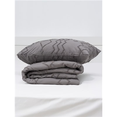 Постельное бельё 2-спальное LoveLife Tufting Орнамент, микрофибра