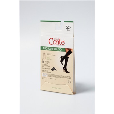 CONTE MICROFIBRA 50 NEW Гольфы женские (конверт) CONTE ELEGANT, 1237106
