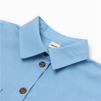 Комбинезон женский Minaku: Casual Collection, голубой размер 48