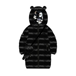 Пальто текстильное с полиуретановым покрытием для девочек