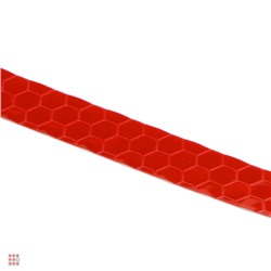 Клейкая лента сигнальная красная, 8м., 1 шт.