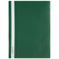 Скоросшиватель А4 пластиковый  зеленый 0,18мм TC4018G inФОРМАТ