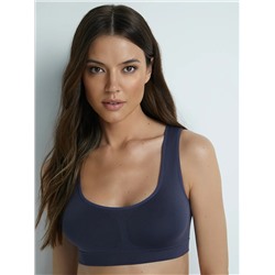 Omsa Топ OmS131 Майка "Toп" женская (кроп-топ на широких бретелях), PA