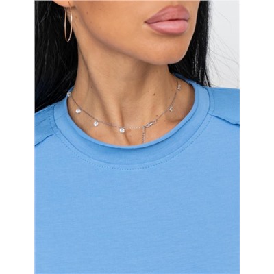 Лонгслив Лонг-01 (Голубой)