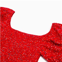 Платье миди женское MINAKU: Enjoy, красное, размер 42