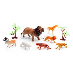 Набор из 10-ти диких животных в пакете "Рассказы о животных"