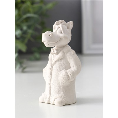 Фигурка «Конь в пальто малый» 9×5×4 см, натуральный