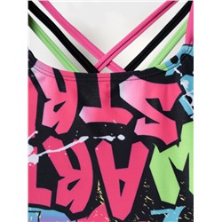 Купальник трикотажный для девочек