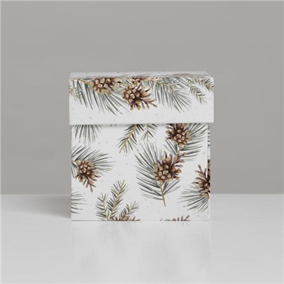 Бонбоньерка новогодняя «Счастливого Нового года», 6.5×6.5×6.5 см